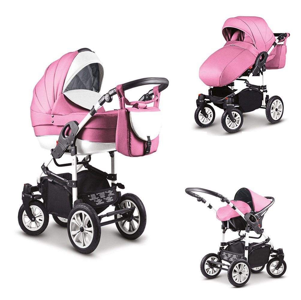 Coletto Kombi-Kinderwagen Craft 4 in 1 inkl. Sportsitz, Autositz und Zubehör in 18 Farben von Coletto