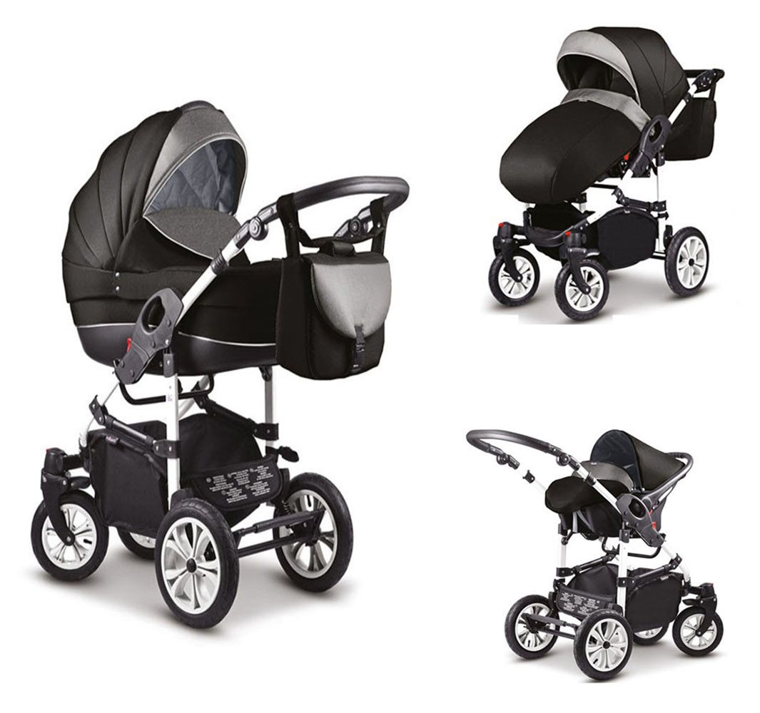 Coletto Kombi-Kinderwagen Craft 4 in 1 inkl. Sportsitz, Autositz und Zubehör in 18 Farben von Coletto