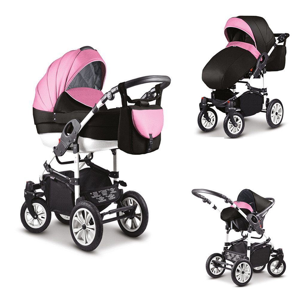 Coletto Kombi-Kinderwagen Craft 4 in 1 inkl. Sportsitz, Autositz und Zubehör in 18 Farben von Coletto