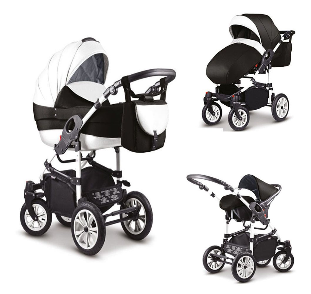 Coletto Kombi-Kinderwagen Craft 4 in 1 inkl. Sportsitz, Autositz und Zubehör in 18 Farben von Coletto