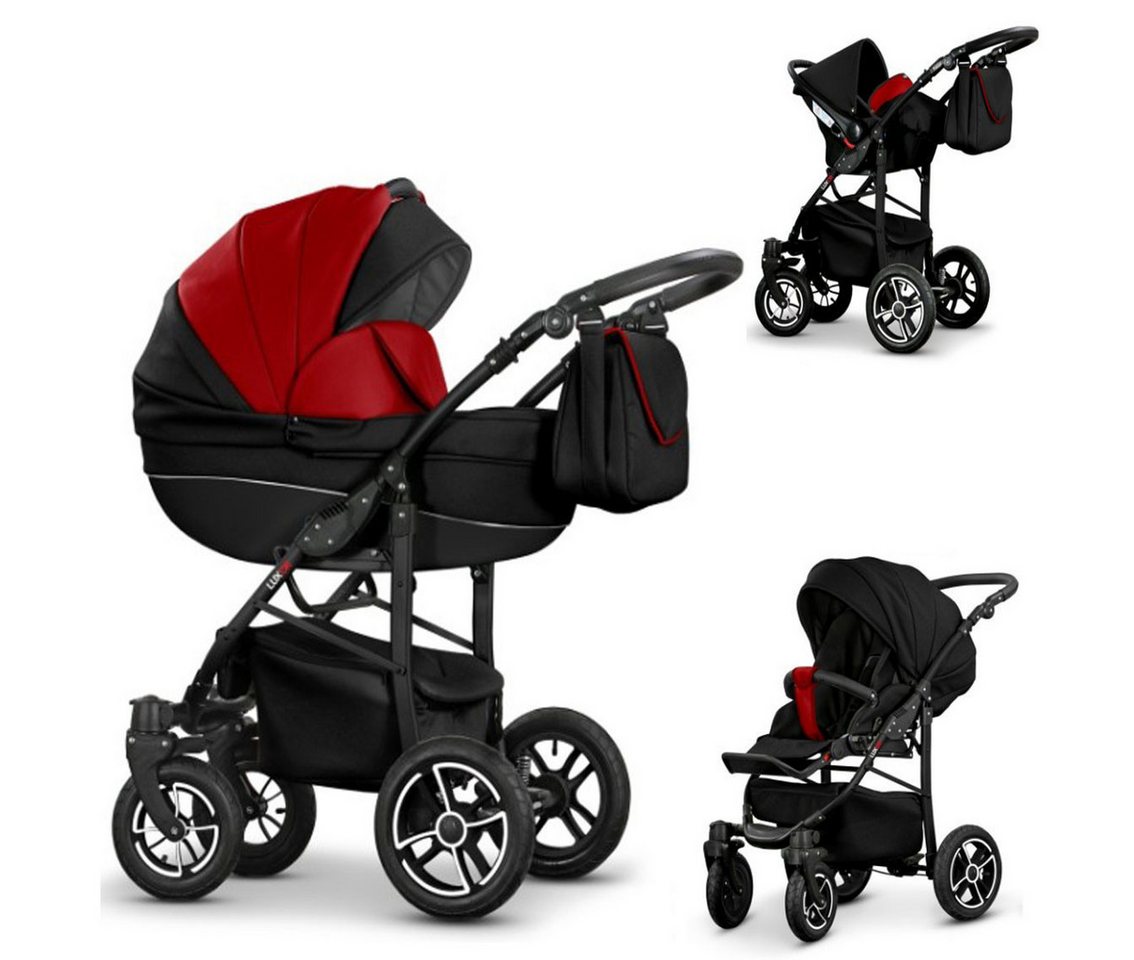 Coletto Kombi-Kinderwagen Craft Eco 4 in 1 inkl. Sportsitz, Autositz und Zubehör in 16 Farben von Coletto