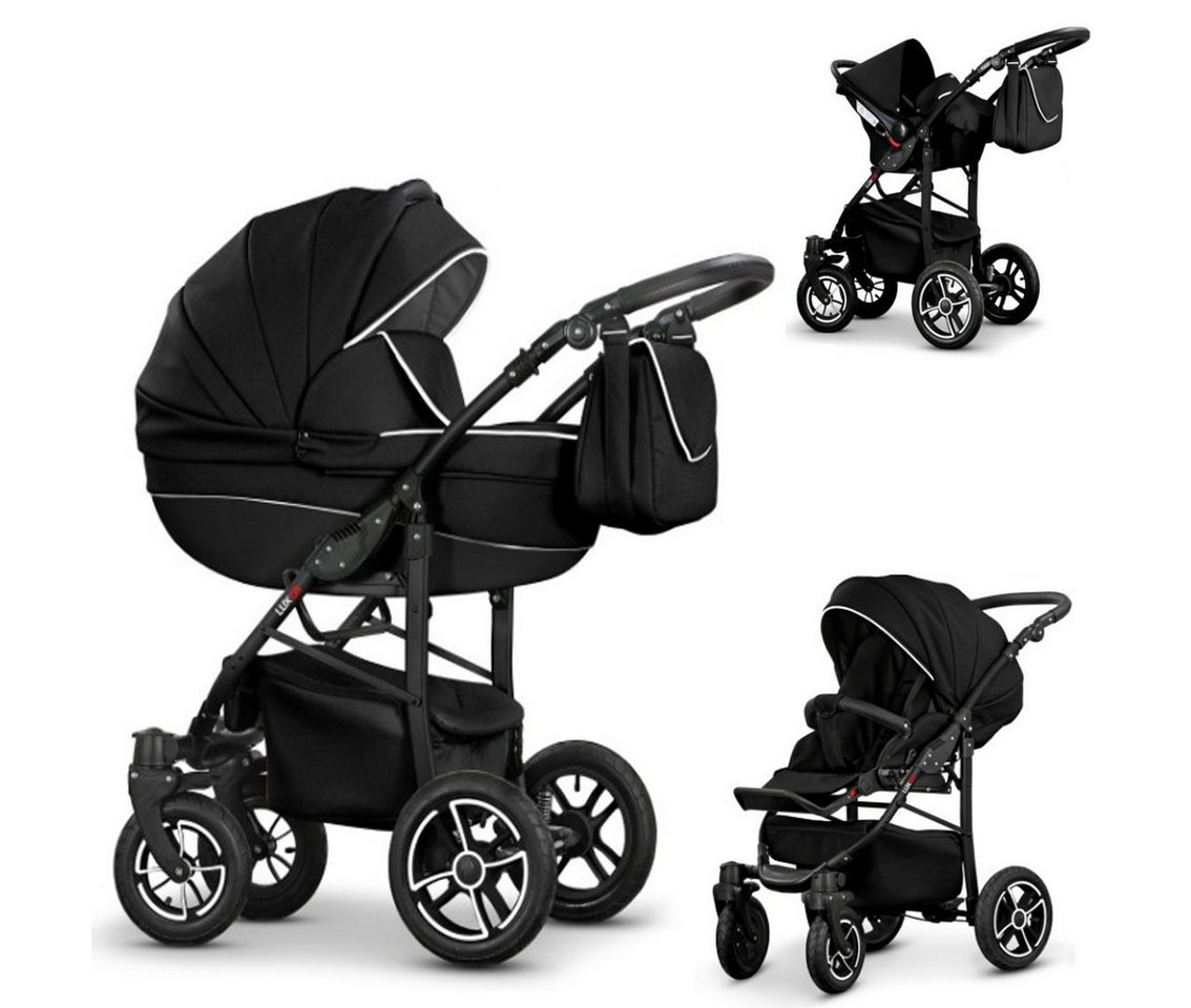 Coletto Kombi-Kinderwagen Craft Eco 4 in 1 inkl. Sportsitz, Autositz und Zubehör in 16 Farben von Coletto