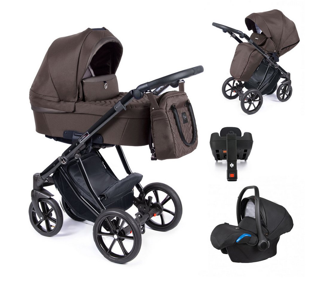 Coletto Kombi-Kinderwagen Dante 4 in 1 inkl. Sportsitz, Autositz und Zubehör in 12 Designs von Coletto