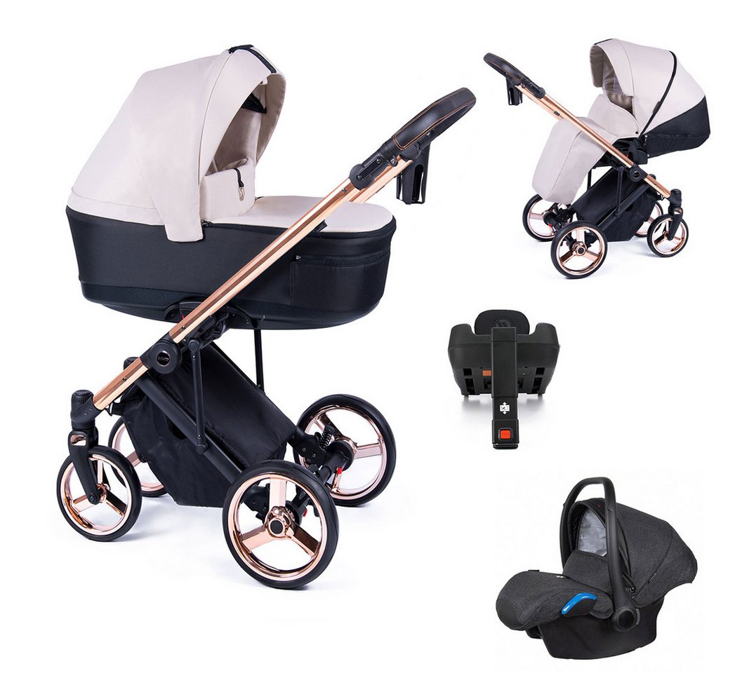 Coletto Kombi-Kinderwagen Fado 5 in 1 inkl. Sportsitz, Autositz, Iso und Zubehör in 10 Designs von Coletto