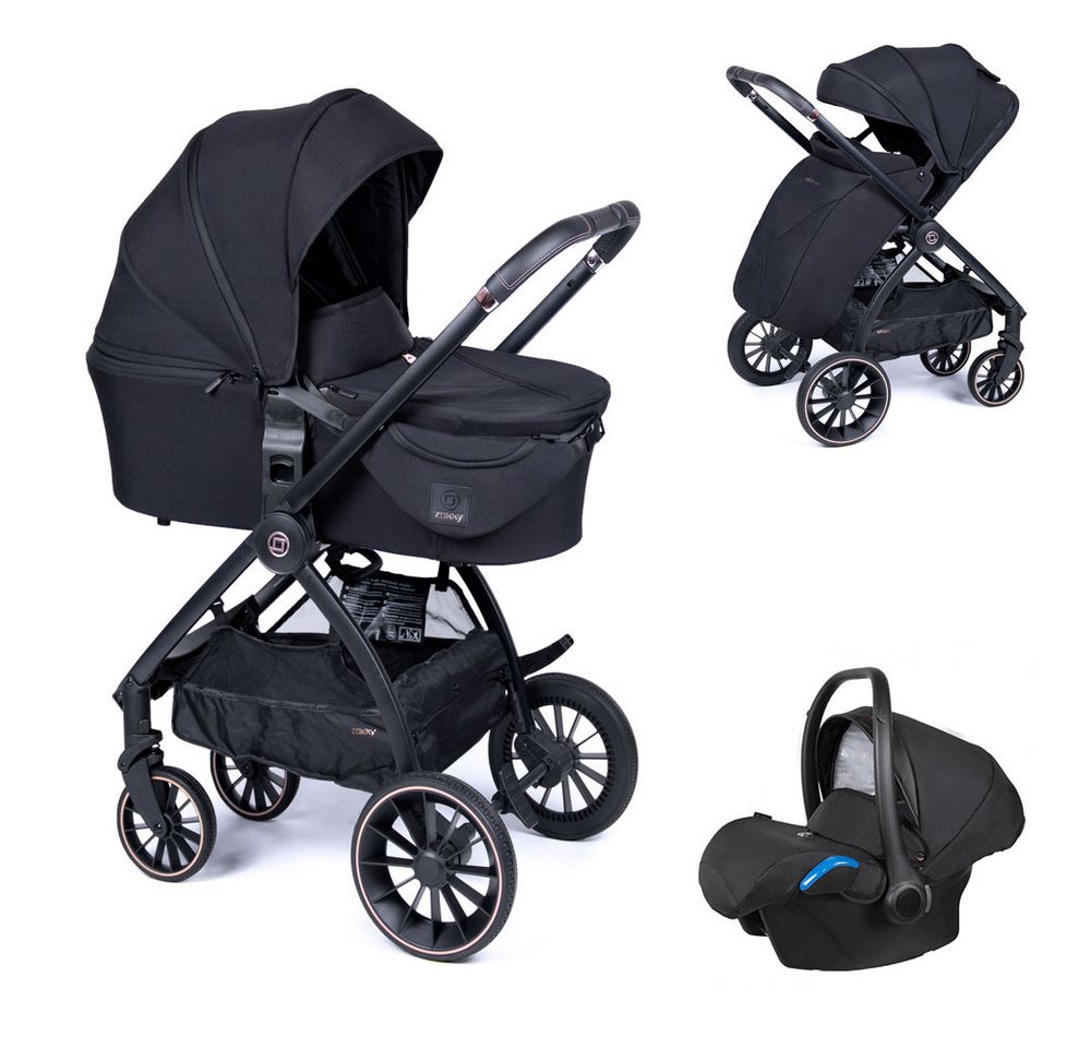 Coletto Kombi-Kinderwagen Nuvo 4 in 1 inkl. Sportsitz, Autositz und Zubehör in 3 Farben von Coletto