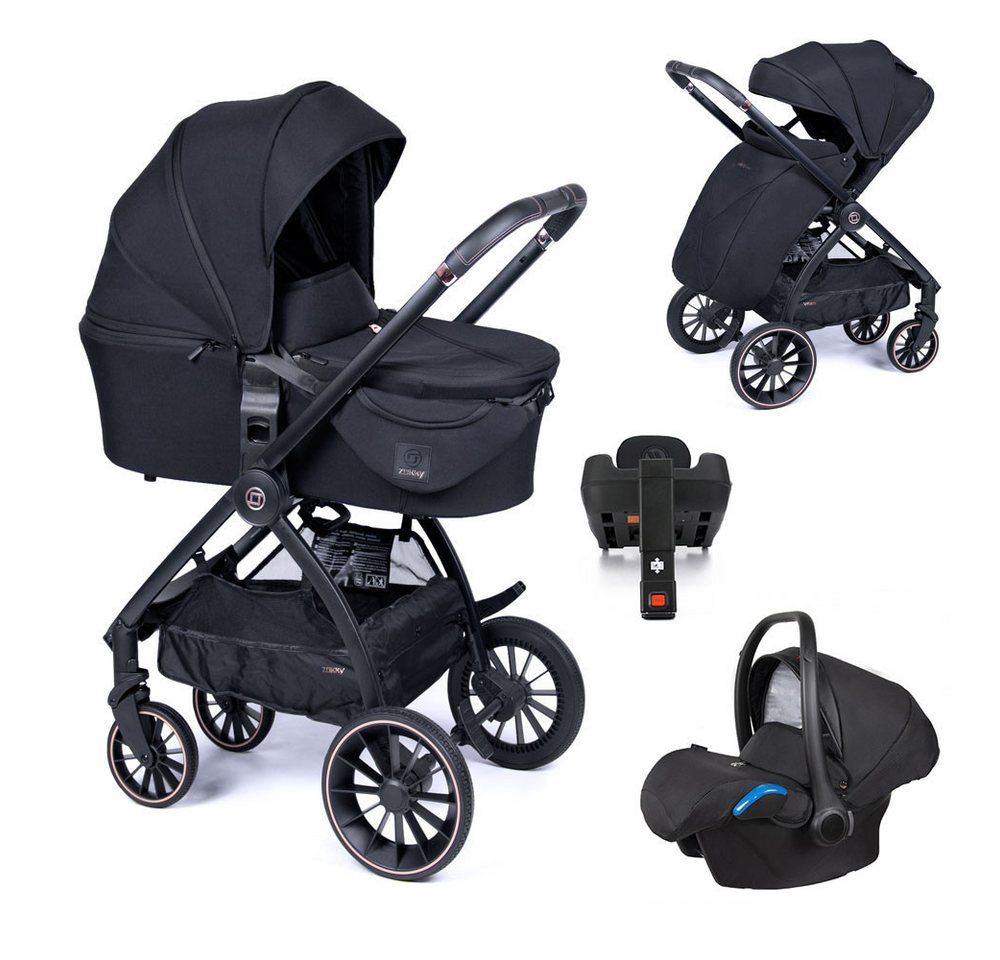 Coletto Kombi-Kinderwagen Nuvo 5 in 1 inkl. Sportsitz, Autositz, Iso und Zubehör in 3 Farben von Coletto