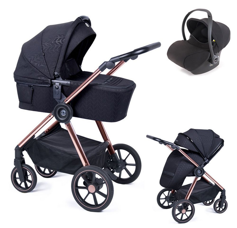 Coletto Kombi-Kinderwagen Ozz 4 in 1 inkl. Sportsitz, Autositz und Zubehör in 6 Farben von Coletto