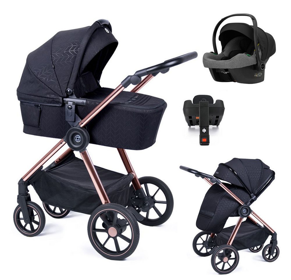 Coletto Kombi-Kinderwagen Ozz 5 in 1 inkl. Sportsitz, Autositz, Iso und Zubehör in 6 Farben von Coletto