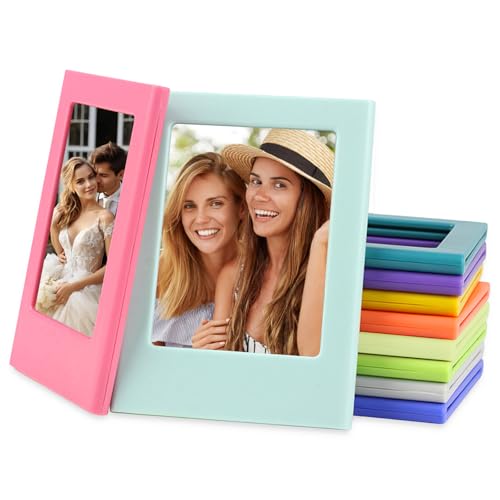 10 Stück Magnetische Bilderrahmen, Buntes Mini Fotorahmen 3-Zoll Magnet Kühlschrank Bilderrahmen, Mini Magnetrahmen, Magnetischer Mini-Bilderrahmen, Kreative DIY Fotorahmen, für Kühlschrank Desktop 10 Stück Magnetische Bilderrahmen, Buntes Mini Fotorahmen 3-Zoll Magnet Kühlschrank Bilderrahmen, Mini Magnetrahmen, Magnetischer Mini-Bilderrahmen, Kreative DIY Fotorahmen, für Kühlschrank Desktop von Colexy