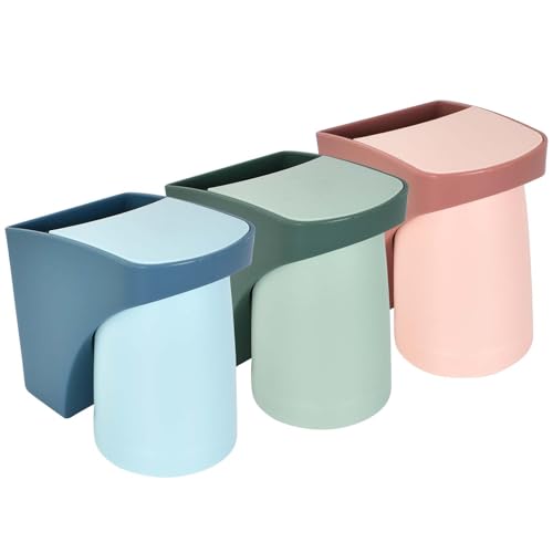 3 Stücke Zahnbürstenhalter Becher Magnetisch, Zahnbecherhalter Ohne Bohren für Bad Zuhause, Zahnbürstenhalter Wand mit Becher Rot Blau Grün, Zahnputzbecher mit Halterung zum Kleben 3 Stücke Zahnbürstenhalter Becher Magnetisch, Zahnbecherhalter Ohne Bohren für Bad Zuhause, Zahnbürstenhalter Wand mit Becher Rot Blau Grün, Zahnputzbecher mit Halterung zum Kleben von Colexy