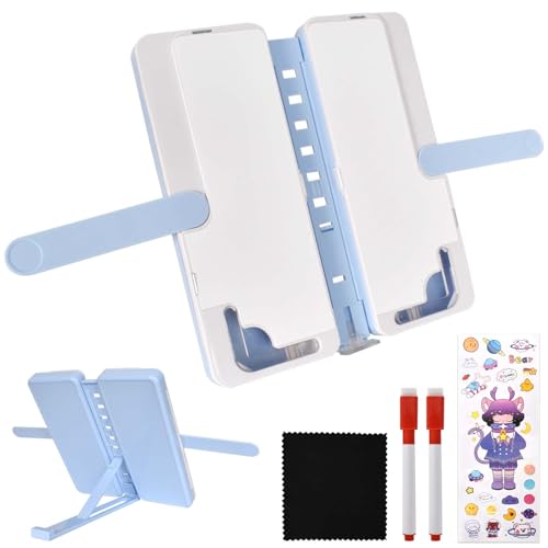 Bücherständer,2-in-1 Multifunktionales Federmäppchen,Buchhalter mit 7 verstellbaren Positionen und Schulmaterial-Organizer für Schüler, Kinder Bücherständer,2-in-1 Multifunktionales Federmäppchen,Buchhalter mit 7 verstellbaren Positionen und Schulmaterial-Organizer für Schüler, Kinder von Colexy