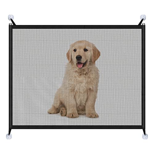 Colexy Hundebarrieren, Hunde Türschutzgitter Faltbar Tragbare, Tür Treppengitter für Babys, Hundeschutzgitter Absperrgitter Ohne Bohren, Magic Gate für Haustiere, Kinder, Hunde und Katze (110X75CM) Colexy Hundebarrieren, Hunde Türschutzgitter Faltbar Tragbare, Tür Treppengitter für Babys, Hundeschutzgitter Absperrgitter Ohne Bohren, Magic Gate für Haustiere, Kinder, Hunde und Katze (110X75CM) von Colexy