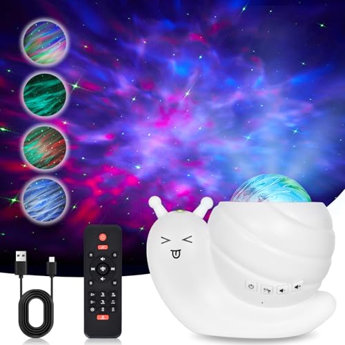 Colexy LED Sternenhimmel Projektor, Nordlicht Projektor Schnecken Nachtlicht Sternenhimmel Lampe mit Bluetooth Fernbedienung Einstellbare Helligkeit Kinderzimmer Decke Projektor Lampe Colexy LED Sternenhimmel Projektor, Nordlicht Projektor Schnecken Nachtlicht Sternenhimmel Lampe mit Bluetooth Fernbedienung Einstellbare Helligkeit Kinderzimmer Decke Projektor Lampe von Colexy