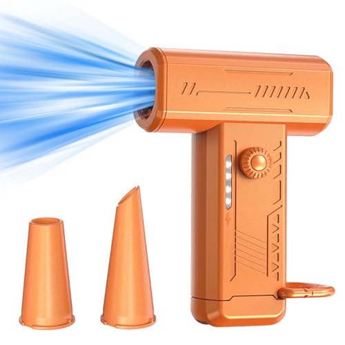 Elektrische Staubgebläse, 2025 Neues 130000RPM Super Power Electric Air Duster mit Taschenlampe, 3-Gang Einstellbare Mini-Gebläse, Staubgebläse für Computer, Tastatur, Outdoor, Haus, Auto (Orange) Elektrische Staubgebläse, 2025 Neues 130000RPM Super Power Electric Air Duster mit Taschenlampe, 3-Gang Einstellbare Mini-Gebläse, Staubgebläse für Computer, Tastatur, Outdoor, Haus, Auto (Orange) von Colexy