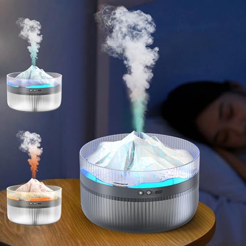 Luftbefeuchter Aroma Diffuser, Eisberg Schneeberg Diffusor für Ätherische Öle, 2L Große Kapazität Raumduft Diffuser, Timer, Abschaltautomatik Aroma Diffuser Klein für Schlafzimmer Büro von Colexy