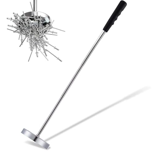 Magnet Pick Up Tool, Teleskop Magnetstab bis zu 15,8kg (35lb), Magnetstab Telescopic Einstellbar 21.5-83.8cm, mit Rutschfestem Griff, Teleskopmagnet Magnet Stick, Nägel und Schrauben Retriever Stab von Colexy