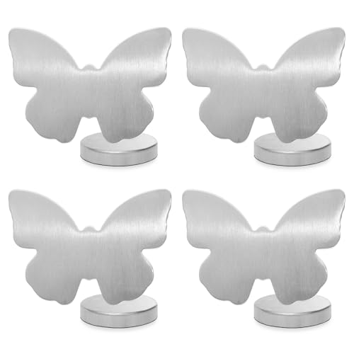 Outdoor Tischdecke Beschwerer Tischdeckengewichte Draussen, 4Pcs Tischtuchgewichte aus Edelstahl, Tischdeckenbeschwerer Magnet, Tischdecken Gewicht für Vorhang Draußen Outdoor Garten (Schmetterling) Outdoor Tischdecke Beschwerer Tischdeckengewichte Draussen, 4Pcs Tischtuchgewichte aus Edelstahl, Tischdeckenbeschwerer Magnet, Tischdecken Gewicht für Vorhang Draußen Outdoor Garten (Schmetterling) von Colexy