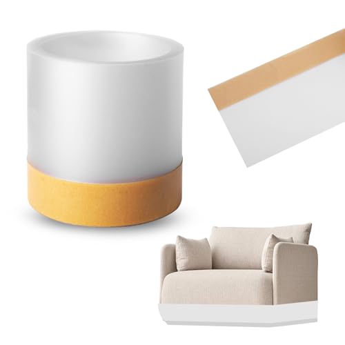 Spielzeugblocker für Unter Couch und Unter Bett, für Säuglinge & Haustiere Spielzeug von Gehen Schieben, Einstellbar Gap Bumper, Sofa Lücke Blocker für Haustiere (Transparent) von Colexy
