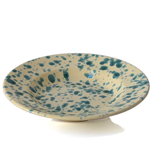 Colì Maioliche e Terrecotte von 1650 Deep Plate 23 cm der Linie Mottled 6 Stück für 6 Personen, handbemalt von Colì