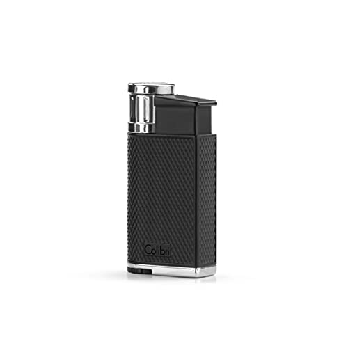 Colibri Evo Sturmfeuerzeug Mit Jet Flamme | Zigarren Und Zigaretten Feuerzeug | Windbeständig | Funktioniert Mit Butan (nicht Im Lieferumfang Enthalten) | Elegante Geschenkbox | Zwei Jahre Garantie von Colibri