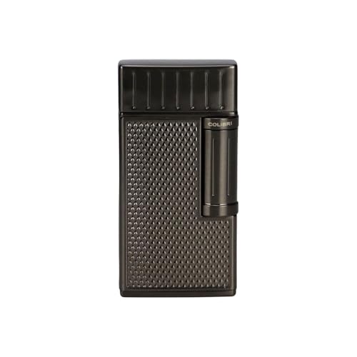 Colibri Julius II Feuerzeug 2er-Softflamme - Gun/anthrazit, unbefüllt von Colibri