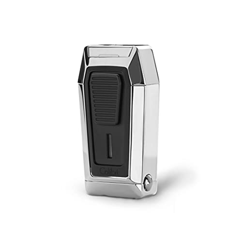 Colibri Quantum Sturmfeuerzeug | Integrierter Zigarrenabschneider | Dreistrahl Jet Feuerzeug Für Zigarren | Elegante Geschenkbox | Zwei Jahre Garantie | Butan Nicht Im Lieferumfang Enthalten von Colibri