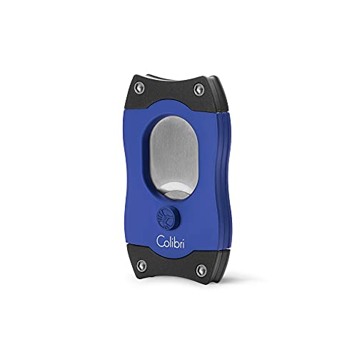 Colibri S-Cut EZ -Zigarrenschneider - Blau - Federauslöser - Bis zu 66 Ringmaß-Zigarren - Ergonomisches Design - Inklusive Geschenkbox Colibri S-Cut EZ -Zigarrenschneider - Blau - Federauslöser - Bis zu 66 Ringmaß-Zigarren - Ergonomisches Design - Inklusive Geschenkbox von Colibri