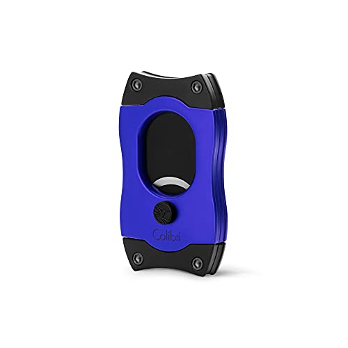 Colibri S-Cut Zigarrenschneider - Klassischer Gerader Schnitt - Bis zu 66 Ringmaß Zigarren - Ergonomisches Design - Antihaft-Beschichtung - Federbelasteter Auslösemechanismus - Inklusive Geschenkbox von Colibri