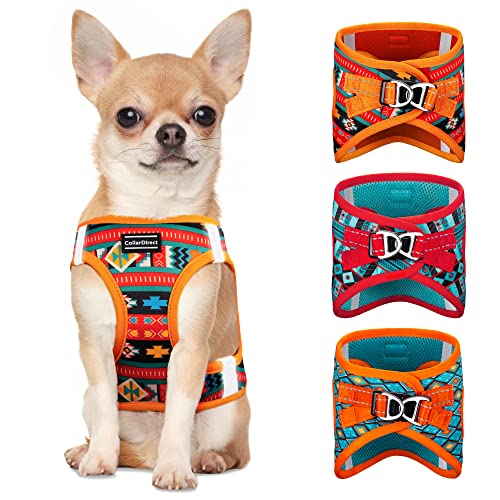 Step-in Hundegeschirr (Größe S, Muster PT2) von CollarDirect