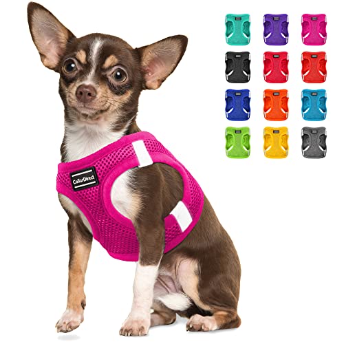 Step-in Hundegeschirr (Größe XS, Farbe Pink) von CollarDirect