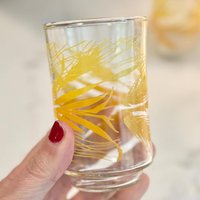 Libbey Goldene Weizensaftgläser - Mid-Century Barware Set Mit 4 Stück von CollectedCalifornia