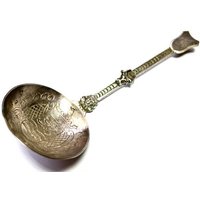 Antike Frühe Sehr Seltene Silberkombination Gabel Und Löffel, Wappen Von Zeeland, Im Verkauf von CollectingAddiction