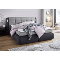 COLLECTION AB Boxspringbett "Borna", inklusive Bettkasten, LED-Beleuchtung und Topper von Collection Ab