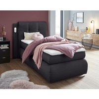 COLLECTION AB Boxspringbett "Borna", inklusive Bettkasten, LED-Beleuchtung und Topper von Collection Ab