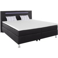 COLLECTION AB Boxspringbett "London, inklusive Topper und Kissen, mit LED-Beleuchtung", Boxspringbett erhältlich in 90cmx200cm, 140cmx200cm & 180cmx200cm von Collection Ab