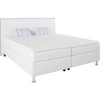 COLLECTION AB Boxspringbett "London, inklusive Topper und Kissen, mit LED-Beleuchtung", Boxspringbett erhältlich in 90cmx200cm, 140cmx200cm & 180cmx200cm von Collection Ab