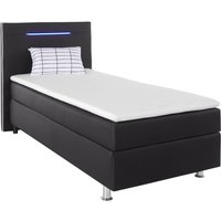 COLLECTION AB Boxspringbett "London, inklusive Topper und Kissen, mit LED-Beleuchtung", Boxspringbett erhältlich in 90cmx200cm, 140cmx200cm & 180cmx200cm von Collection Ab