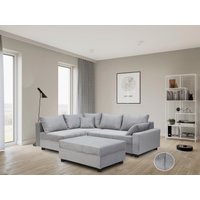 COLLECTION AB Ecksofa "Parma L-Form", mit Schlaffunktion und Bettkasten, inklusive Kissen, Bonellfederkern von Collection Ab