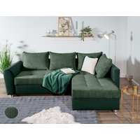 COLLECTION AB Ecksofa "Jana L-Form", inkl. Bettfunktion,Bettkasten und Bonnelfederkern von Collection Ab