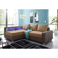 COLLECTION AB Ecksofa Relax, inklusive Bettfunktion, wahlweise mit RGB-LED-Beleuchtung von Collection Ab