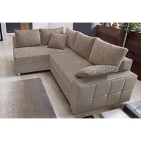 COLLECTION AB Ecksofa Parma, mit Bettfunktion, inkl. Zier- und Rückenkissen von Collection Ab