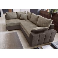 COLLECTION AB Ecksofa Parma, mit Bettfunktion, inkl. Zier- und Rückenkissen von Collection Ab