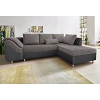 COLLECTION AB Ecksofa Sally L-Form, mit und ohne Bettfunktion, inklusive loser Rücken- und Zierkissen von Collection Ab