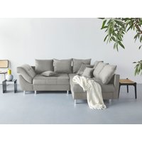 COLLECTION AB Ecksofa Joseli, mit Zier- und Rückenkissen, komfortable Schanzen-Armlehne von Collection Ab