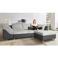 COLLECTION AB Ecksofa Sally L-Form, mit und ohne Bettfunktion, inklusive loser Rücken- und Zierkissen von Collection Ab