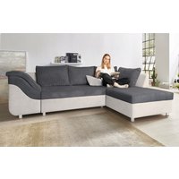 COLLECTION AB Ecksofa Sally L-Form, mit und ohne Bettfunktion, inklusive loser Rücken- und Zierkissen von Collection Ab