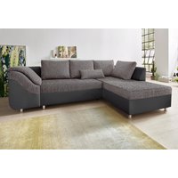 COLLECTION AB Ecksofa "Sally L-Form", mit und ohne Bettfunktion, inklusive loser Rücken- und Zierkissen von Collection Ab