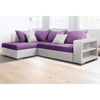 COLLECTION AB Ecksofa "John L-Form", Regalarmlehne,Bettfunktion,Bettkasten,Ottomane beiseitig montierbar von Collection Ab