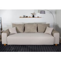 COLLECTION AB Schlafsofa "Yves, Liegefläche (B/T): 142/194 cm" inkl. Bettfunktion, Bettkasten, Federkern & Zierkissen von Collection Ab
