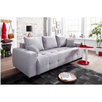 COLLECTION AB Schlafsofa "Bella", mit Bettfunktion und Bettkasten, inkl. loser Rücken- und Zierkissen von Collection Ab